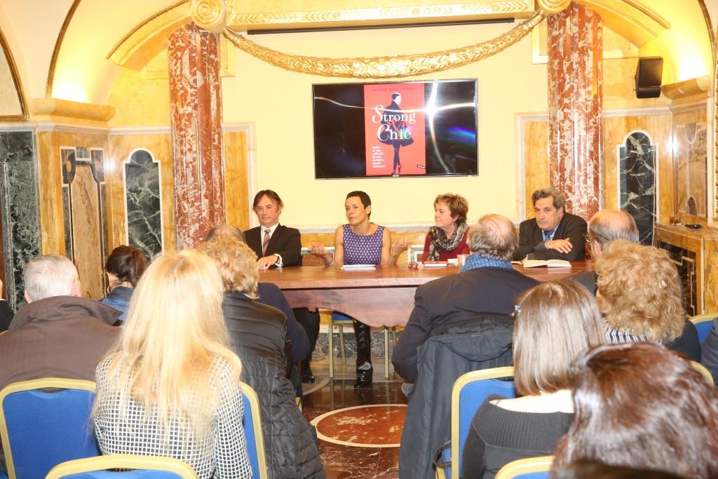 Relatori Ruggiero Capone Nadège Anna Maria Cerioni e Andrea Menaglia